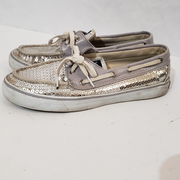 🦊FREE Sperry top sider boat shoes siover sequence - Picture 4 of 11